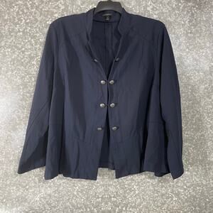 Lane Bryant Women's Plus Size Navy Blue Military Style Blazer - Size 26 - Jacket